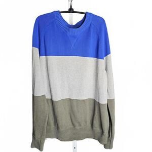 Mossimo Supply Co. Color Block Sweater XL